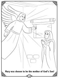 Who is Mary? Coloring page1